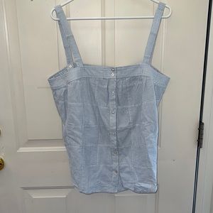 NWT Vineyard Vines Yarn Dye Patchwork Button Front Tank